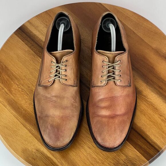 Mens Cole‎ Haan Williams Brown Leather Plain Toe Oxford Dress Shoes Size 10.5 M main image 8